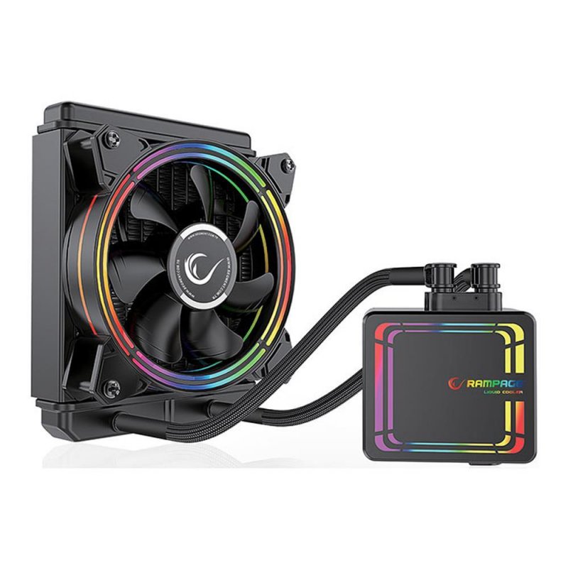 RAMPAGE AQUA120-RGB 1x120mm RGB FANLI SIVI SOĞUTMA SİSTEMİ